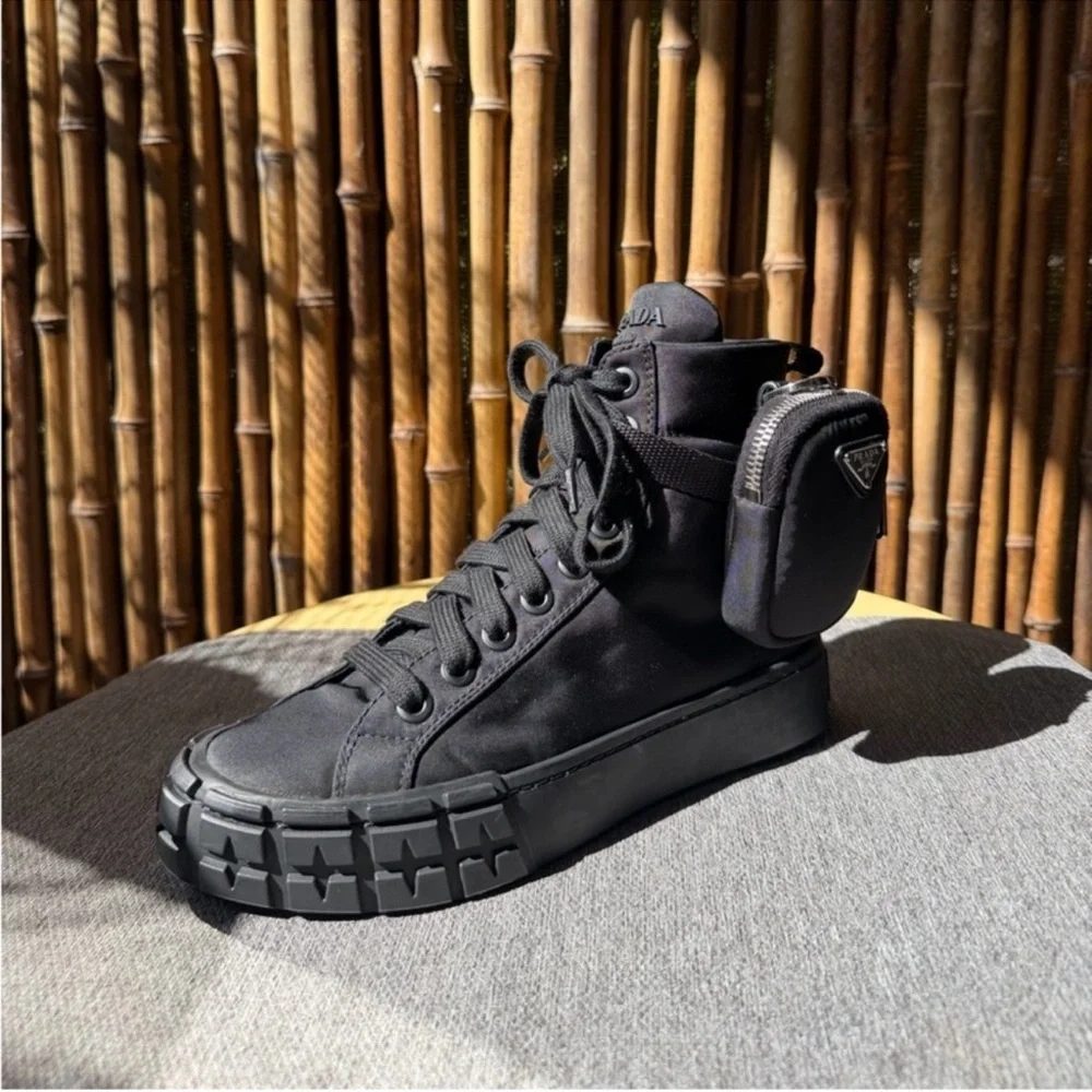 PRADA pouch nylon sneakers - Picture 1 of 10